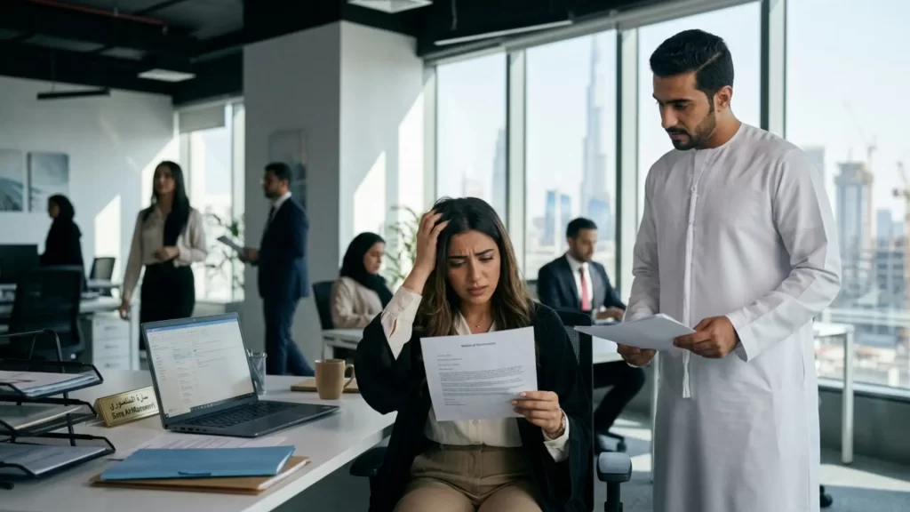 wrongful termination in uae