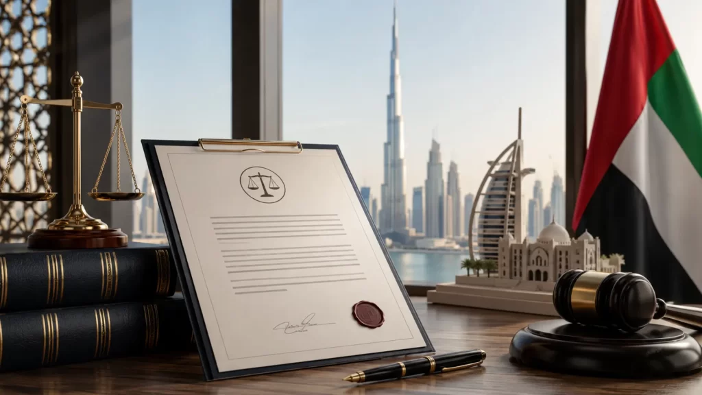 Legal Notice UAE